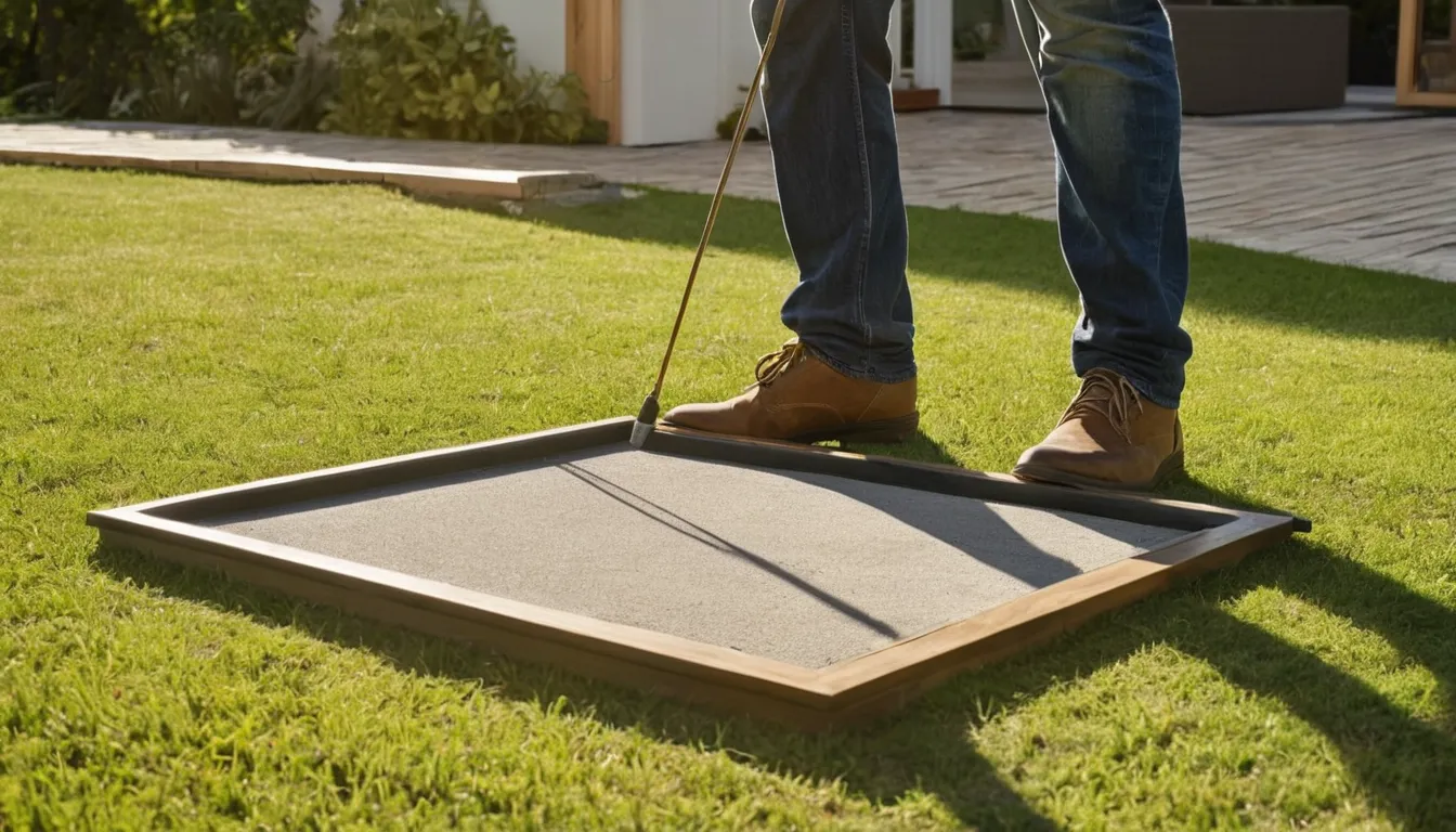 A homeowner and provider reviewing patio plans in the Gary area